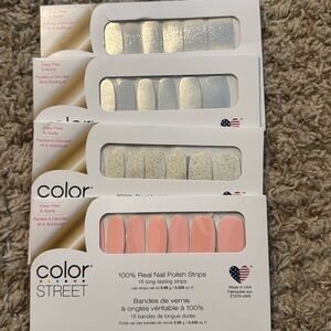 Color Street Silver Nail Polish Strips
